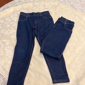Girls jeggings 2 pairs
